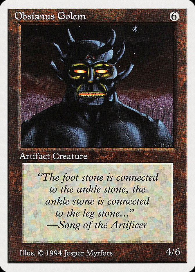 Obsianus Golem (268) [Summer Magic]