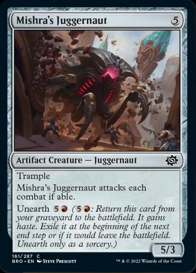Mishra's Juggernaut (161) [The Brothers' War]