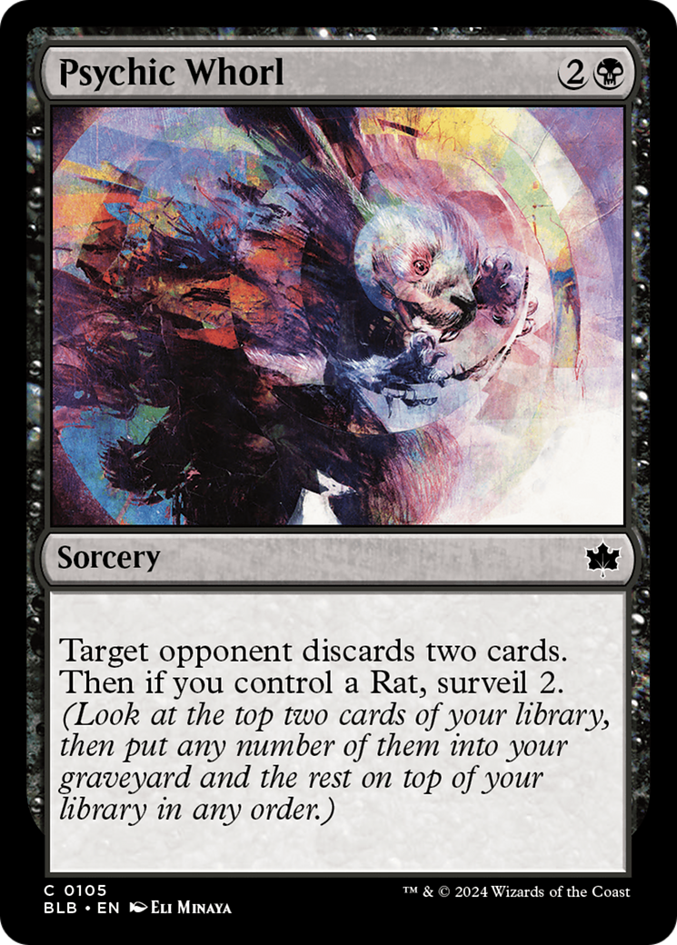 Psychic Whorl (105) [Bloomburrow]