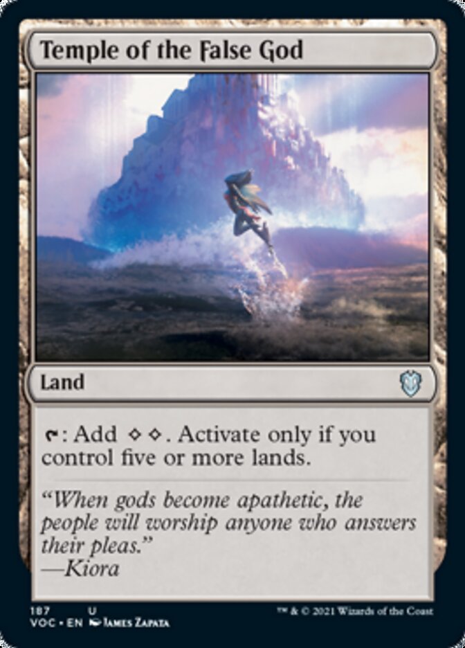 Temple of the False God (187) [Commander: Innistrad: Crimson Vow]