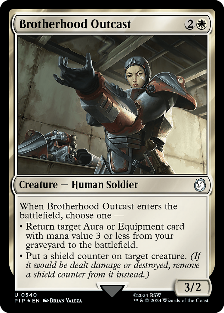 Brotherhood Outcast (Surge Foil) (540) [Universes Beyond: Fallout]