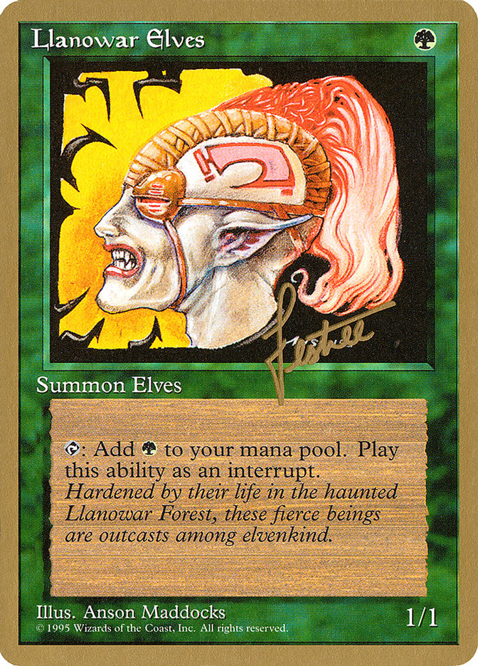 Llanowar Elves - 1996 Bertrand Lestree (4ED) [World Championship Decks]