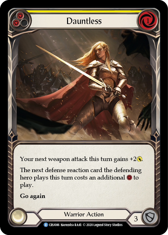 Dauntless (Yellow) (CRU086) [Crucible of War]