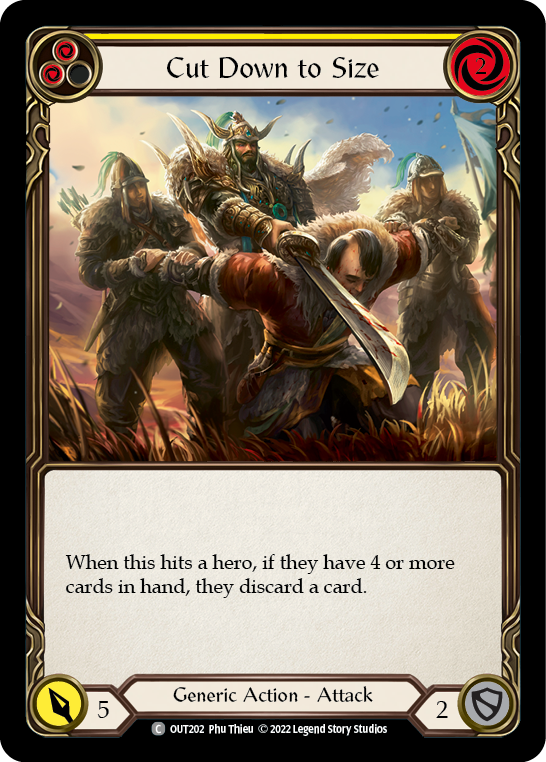 Cut Down to Size (Yellow) (OUT202) [Outsiders]