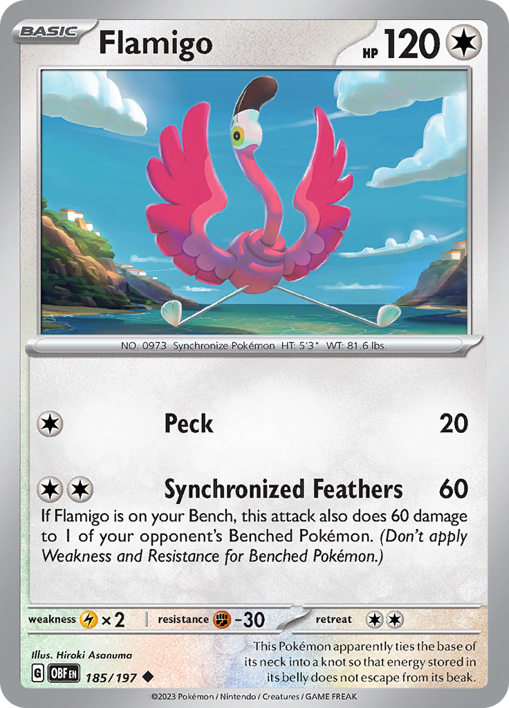 Flamigo (185/197) [SV03: Obsidian Flames]