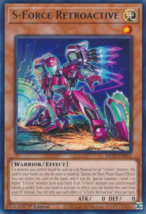 S-Force Retroactive (MP23-EN013) [25th Anniversary Tin: Dueling Heroes Mega Pack]