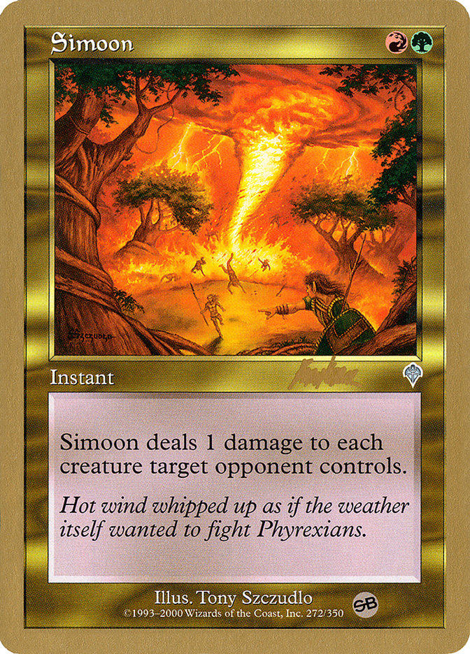 Simoon - 2002 Brian Kibler (INV) (SB) [World Championship Decks]
