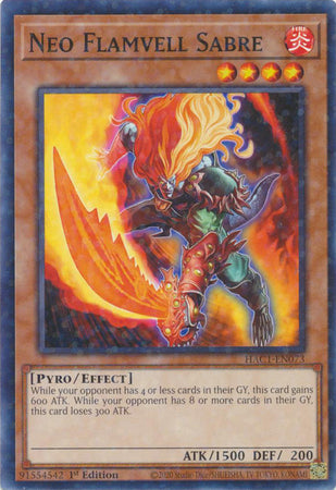 Neo Flamvell Sabre (Duel Terminal) (HAC1-EN073) [Hidden Arsenal: Chapter 1]