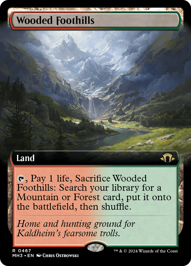 Wooded Foothills (Extended Art) (467) [Modern Horizons 3]