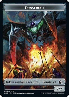 Powerstone // Construct (004) Double-Sided Token (7 // 4) [The Brothers' War]