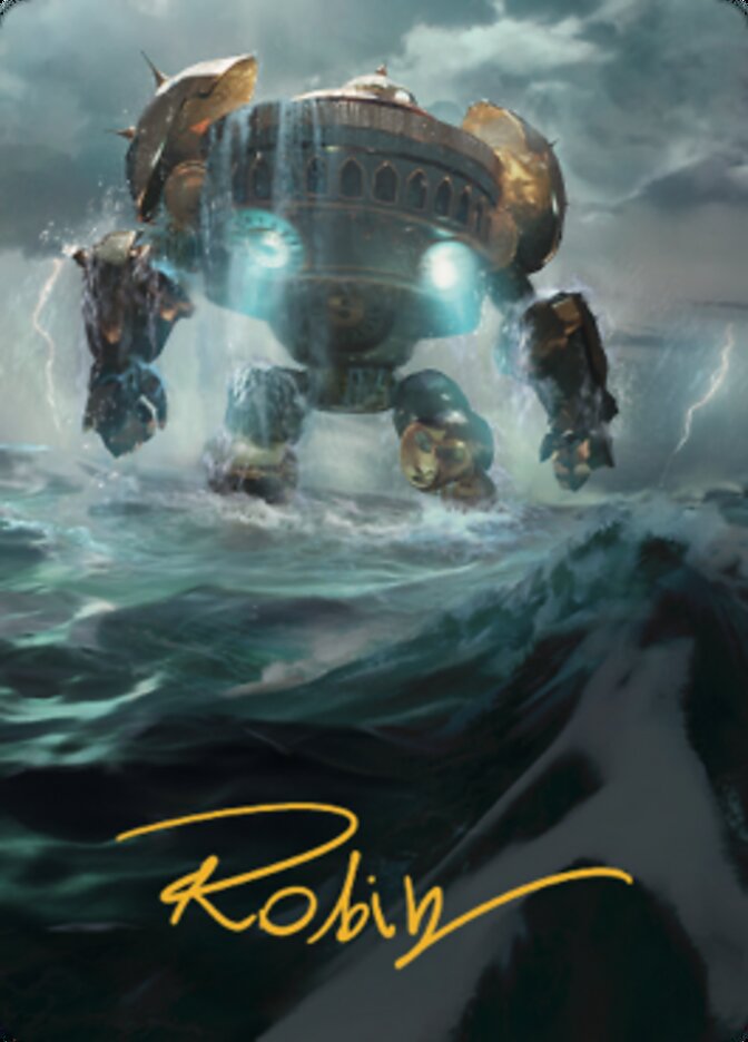 Island Art Card (Gold-Stamped Signature) (49) [Art Series: The Brothers' War]
