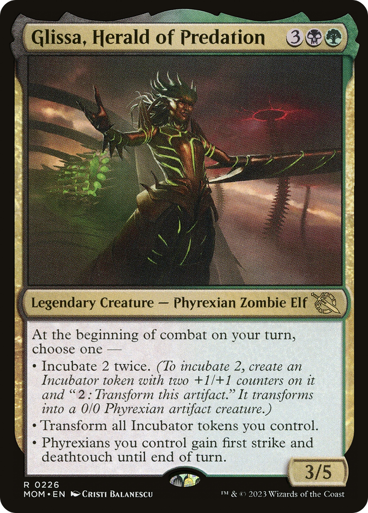 Glissa, Herald of Predation (226) [March of the Machine]