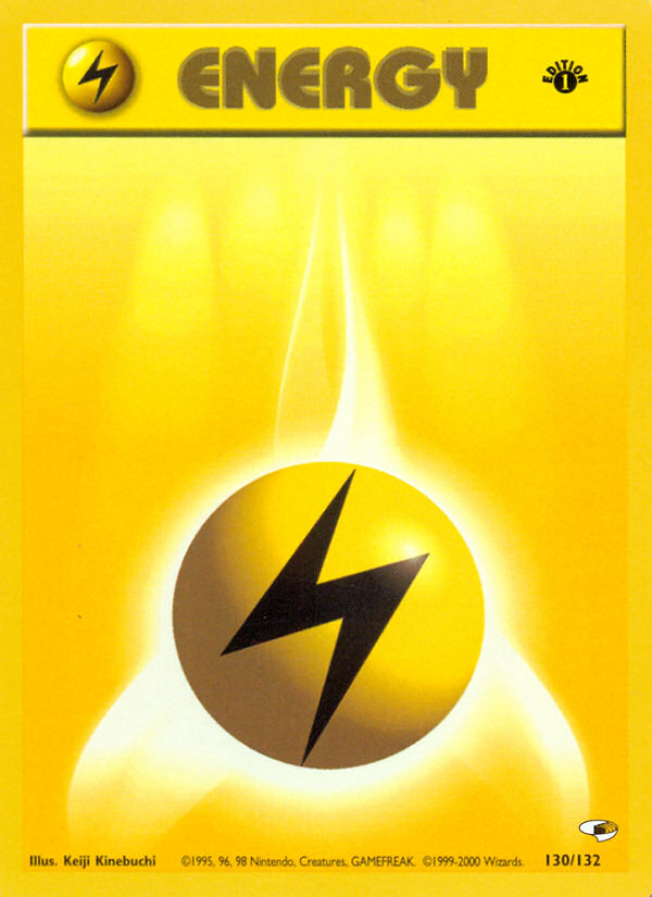 Lightning Energy (130/132) [Gym Heroes]