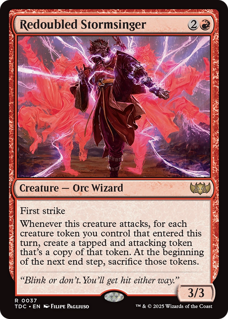 Redoubled Stormsinger (37) [Commander: Tarkir: Dragonstorm]