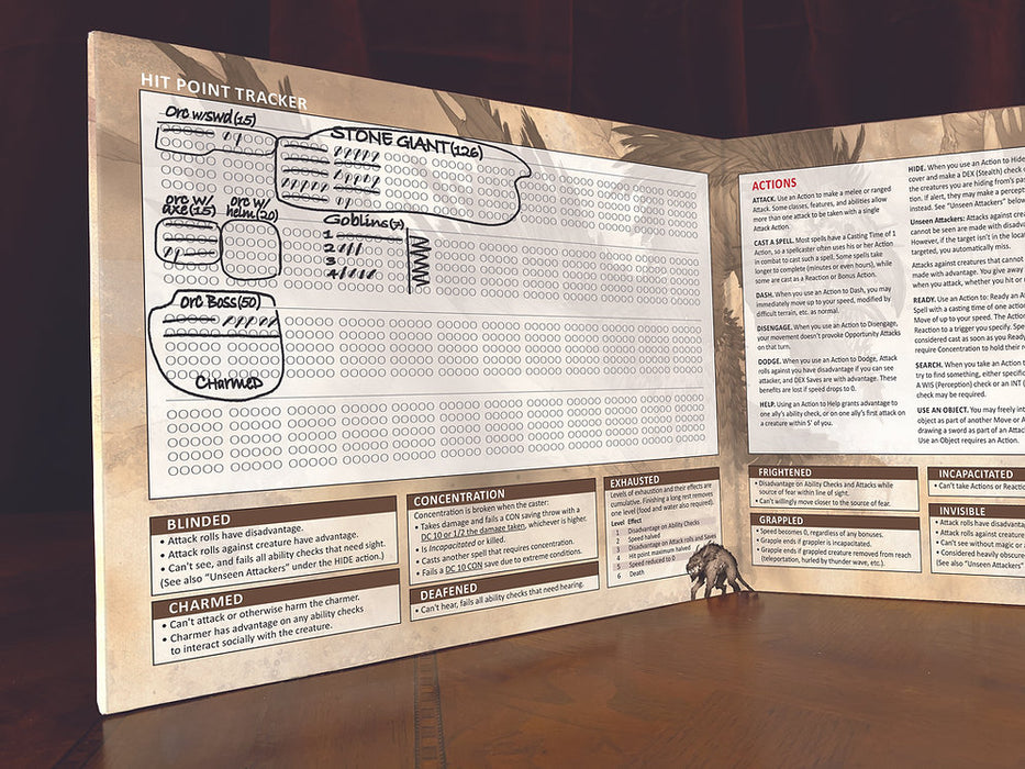 Dry Erase DM Screen for 5e
