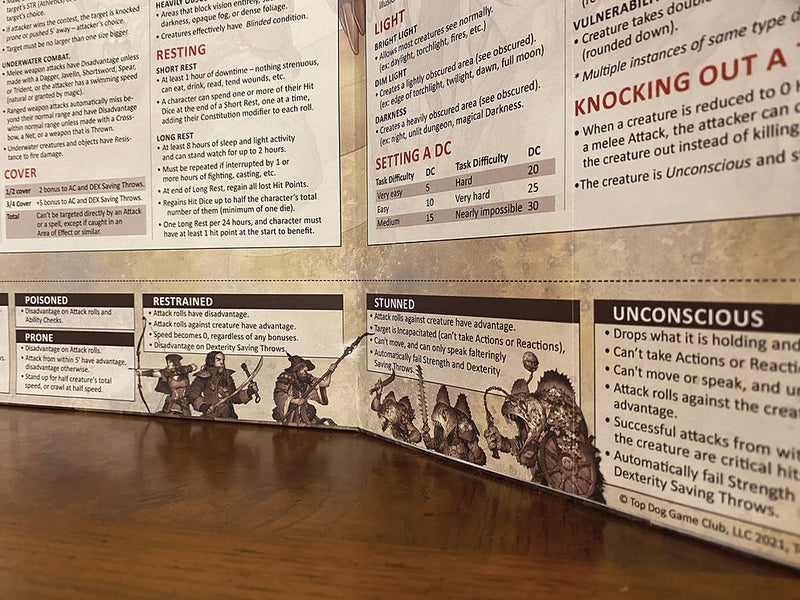 Dry Erase DM Screen for 5e