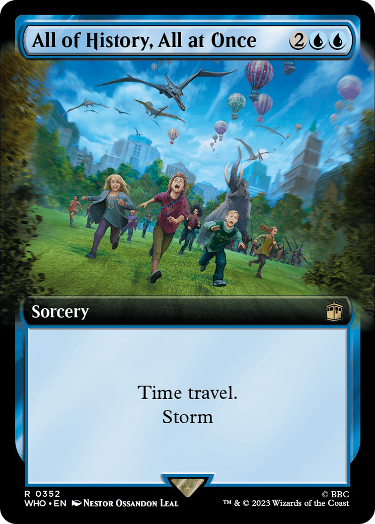 All of History, All at Once (Extended Art) (352) [Universes Beyond: Doctor Who]