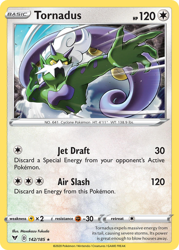 Tornadus (142/185) [SWSH04: Vivid Voltage]