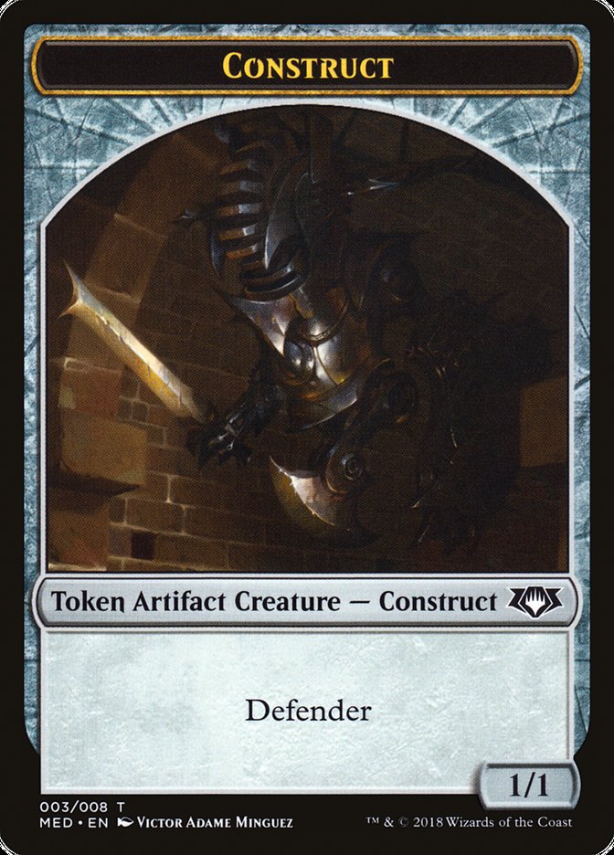 Construct Token (003) (3) [Mythic Edition: Guilds of Ravnica]