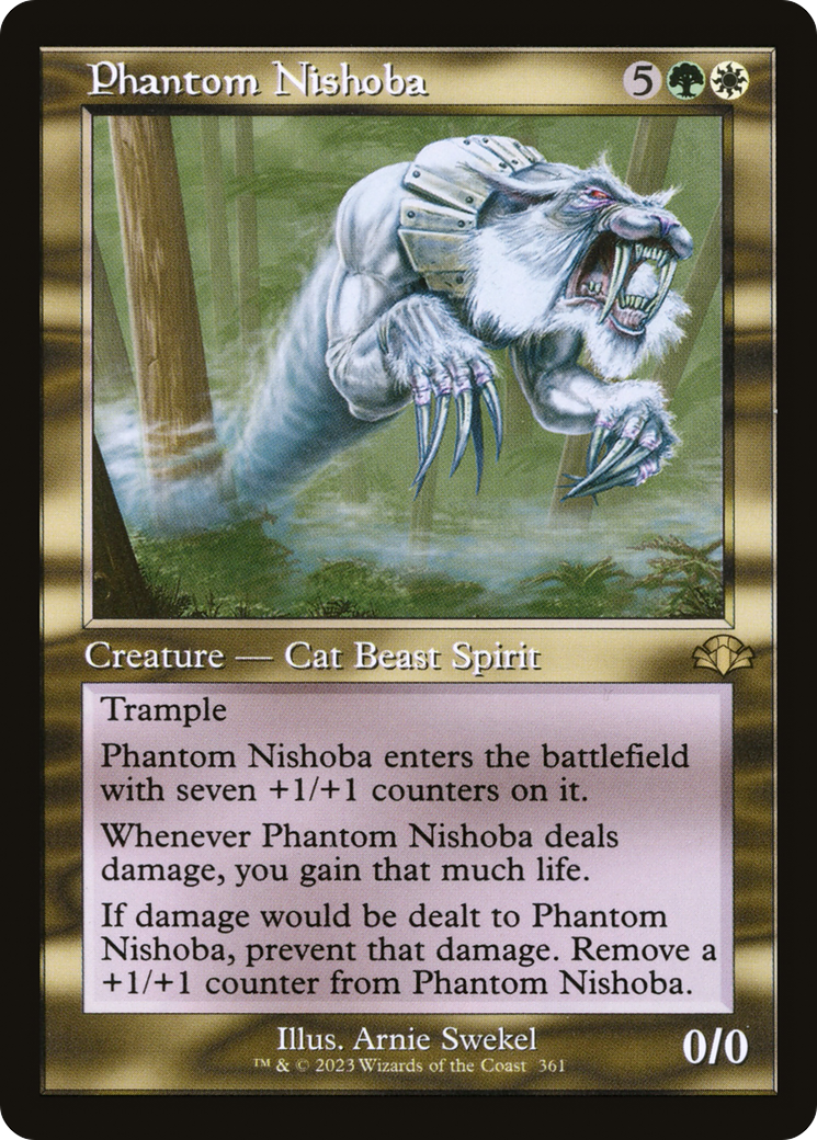 Phantom Nishoba (Retro Frame) (361) [Dominaria Remastered]