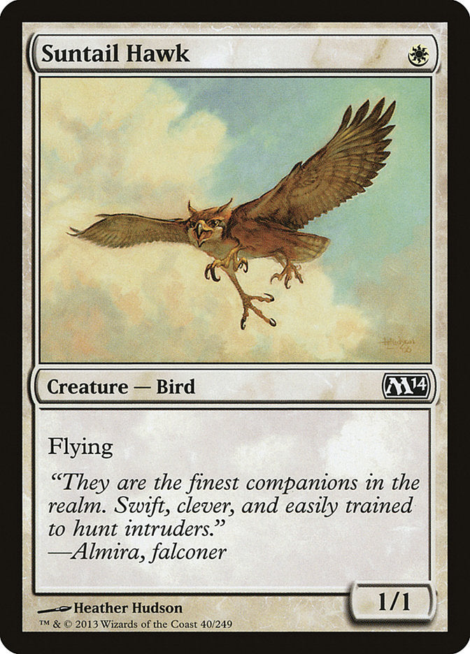 Suntail Hawk (40) [Magic 2014 (M14)]