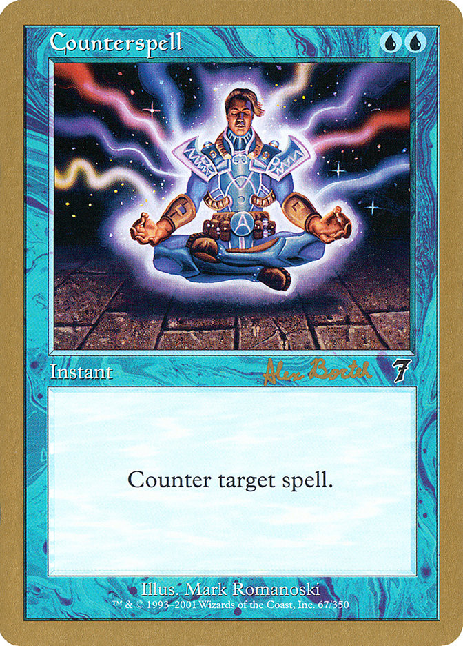 Counterspell - 2001 Alex Borteh (7ED) [World Championship Decks]