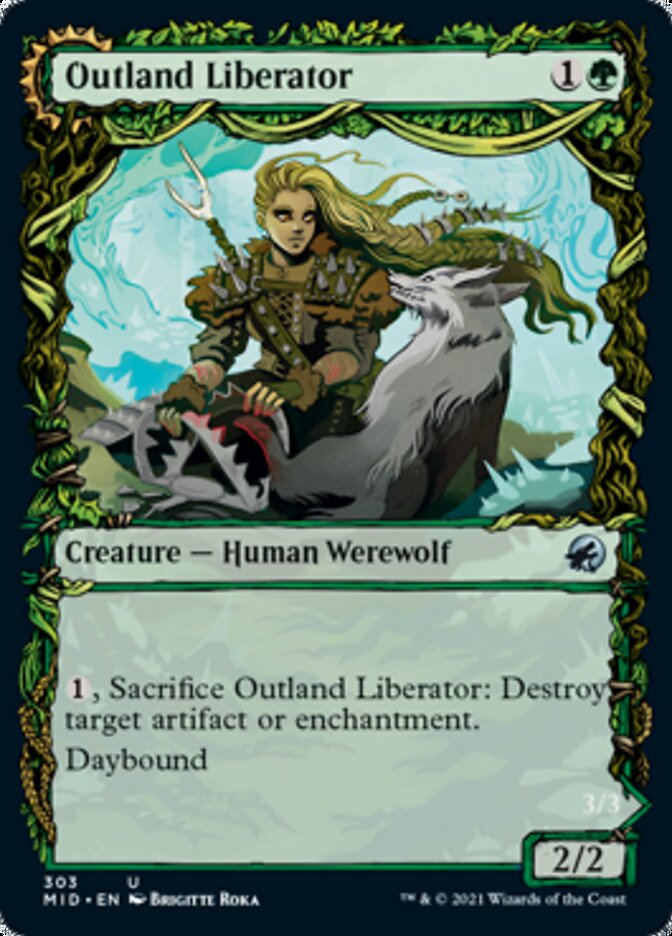 Outland Liberator (Showcase) (303) [Innistrad: Midnight Hunt]