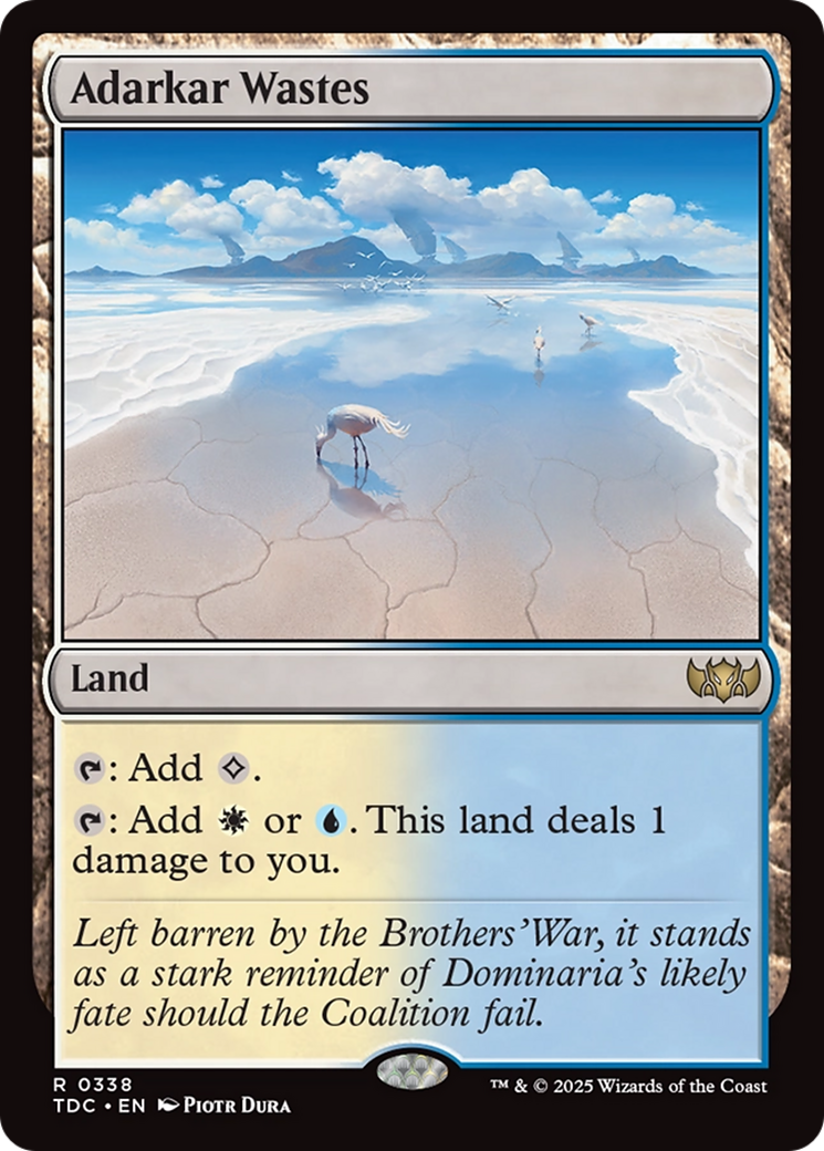Adarkar Wastes (338) [Commander: Tarkir: Dragonstorm]