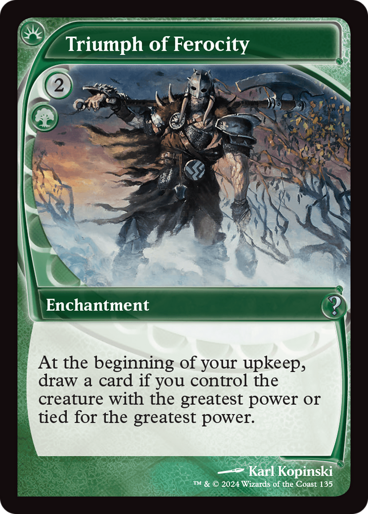 Triumph of Ferocity (Future Sight) (135) [Mystery Booster 2]