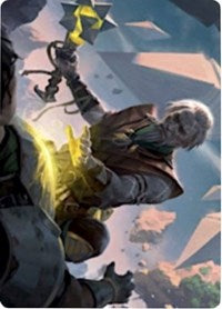 Expedition Healer Art Card (39) [Art Series: Zendikar Rising]
