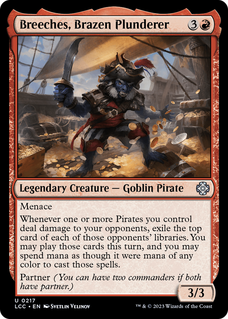 Breeches, Brazen Plunderer (217) [Commander: The Lost Caverns of Ixalan]