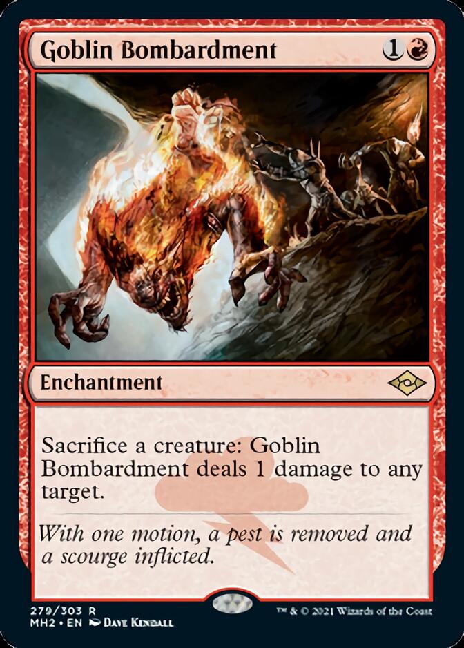 Goblin Bombardment (Foil Etched) (279) [Modern Horizons 2]