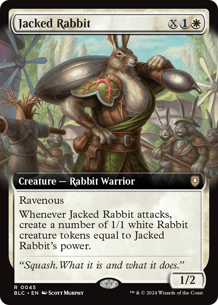 Jacked Rabbit (Extended Art) (45) [Commander: Bloomburrow]
