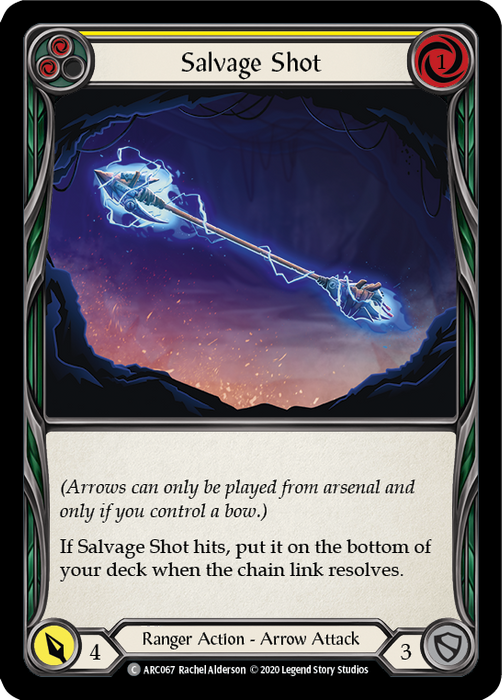 Salvage Shot (Yellow) [U-ARC067] (Arcane Rising Unlimited)  Unlimited Rainbow Foil