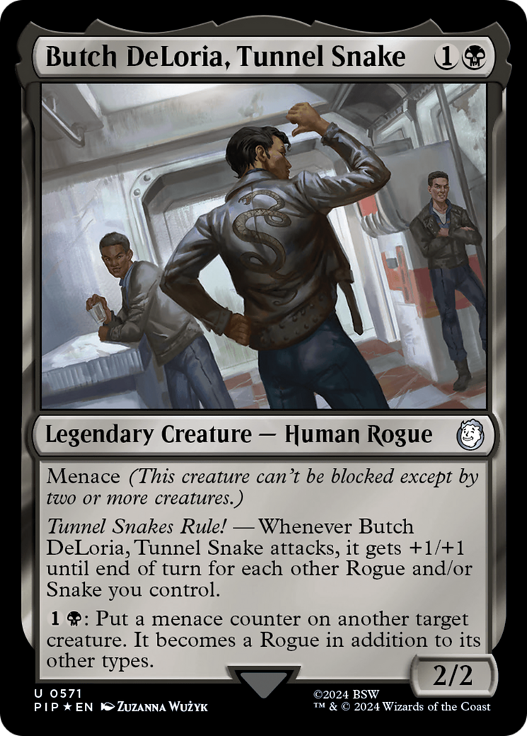 Butch DeLoria, Tunnel Snake (Surge Foil) (571) [Universes Beyond: Fallout]