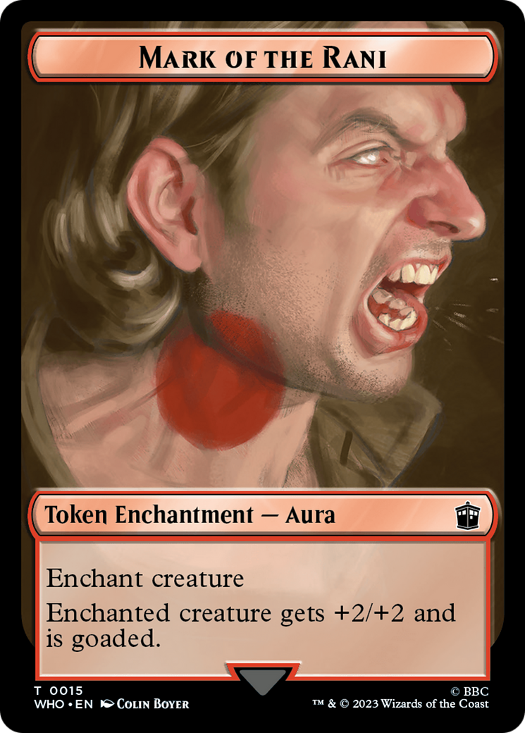 Copy // Mark of the Rani Double-Sided Token (1 // 15) [Universes Beyond: Doctor Who]