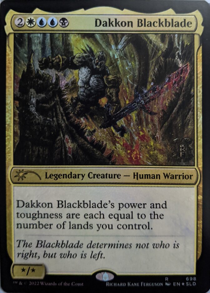 Dakkon Blackblade (698) [Secret Lair Drop Series]