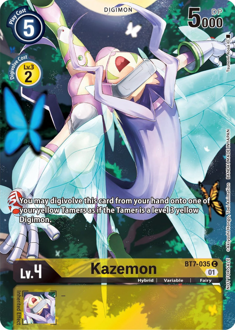 Kazemon (2nd Anniversary Frontier Card) (BT7-035 C) [Next Adventure]