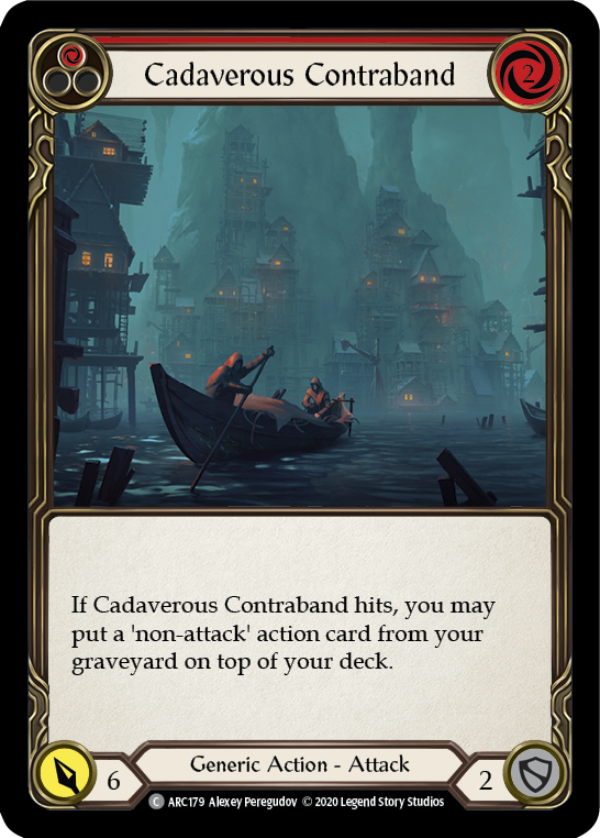 Cadaverous Contraband (Red) (ARC179) [Arcane Rising]