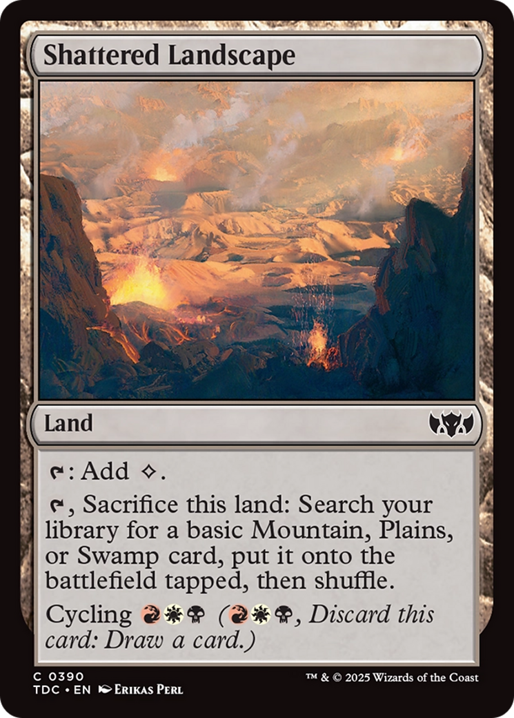 Shattered Landscape (390) [Commander: Tarkir: Dragonstorm]