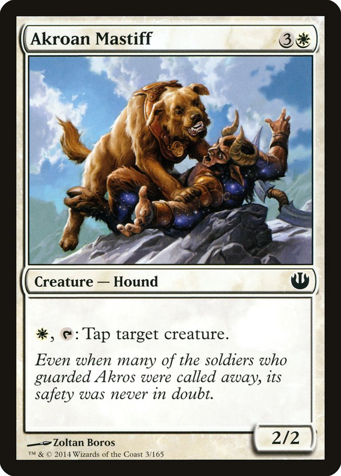Akroan Mastiff (3) [Journey Into Nyx]