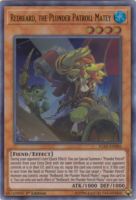 Redbeard, the Plunder Patroll Matey (IGAS-EN086) [Ignition Assault]