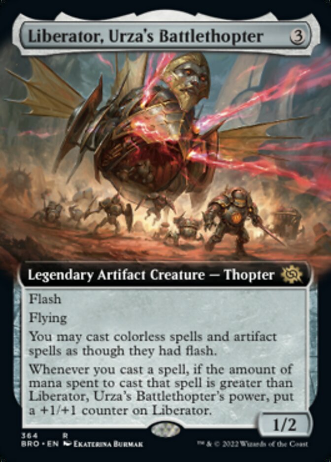 Liberator, Urza's Battlethopter (Extended Art) (364) [The Brothers' War]