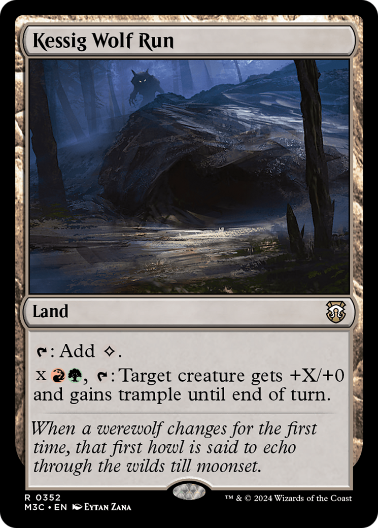 Kessig Wolf Run (Ripple Foil) (352) [Commander: Modern Horizons 3]