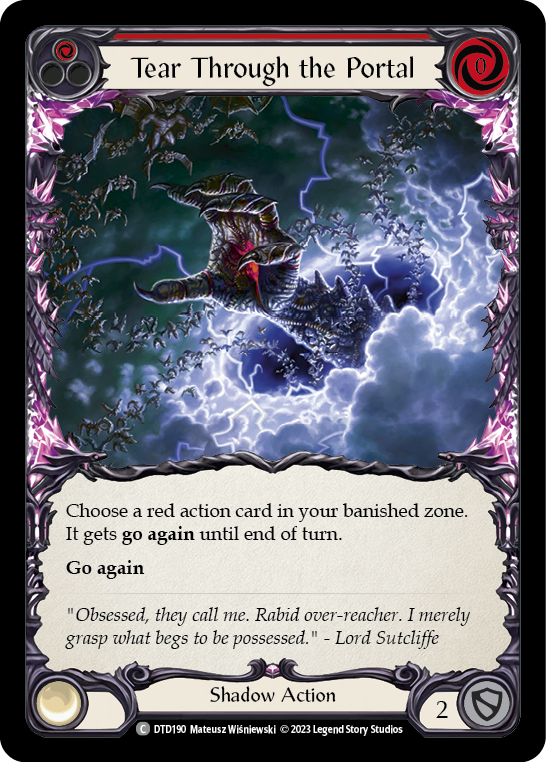 Tear Through the Portal (Red) (DTD190) [Dusk till Dawn]