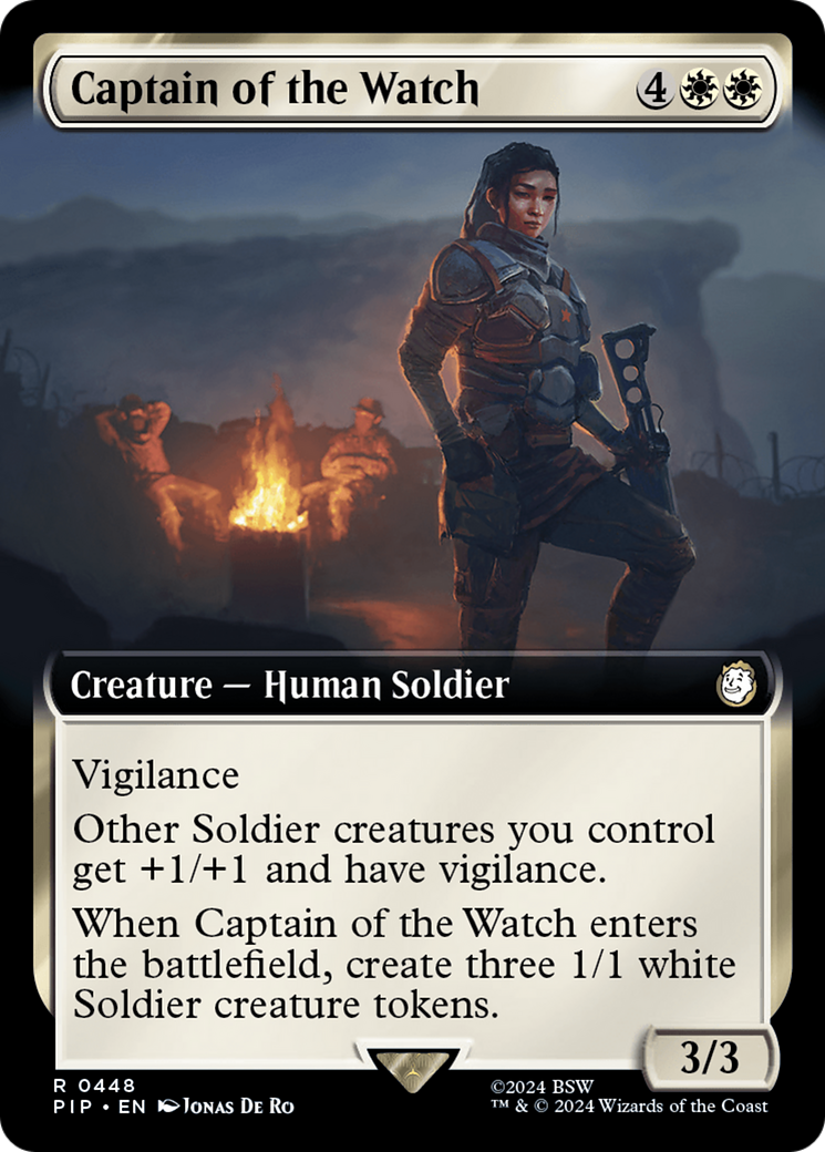 Captain of the Watch (Extended Art) (448) [Universes Beyond: Fallout]
