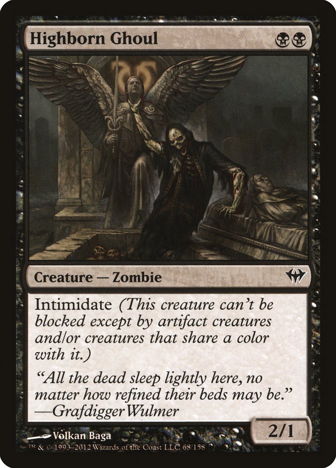 Highborn Ghoul (68) [Dark Ascension]