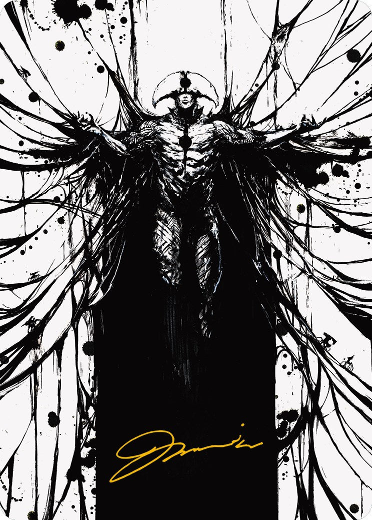 Sinew Dancer Art Card (Gold-Stamped Signature) (66) [Art Series: Phyrexia: All Will Be One]