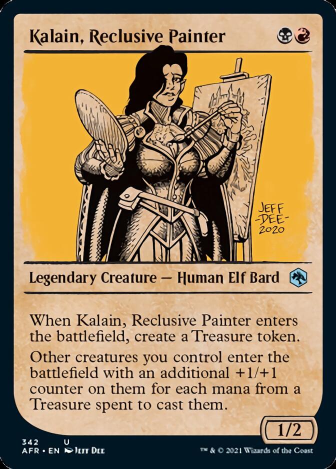 Kalain, Reclusive Painter (Showcase) (342) [Adventures in the Forgotten Realms]
