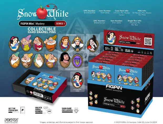 FiGPiN Snow White And The Seven Dwarfs Series